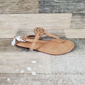 Circus Sam Edelman Celia Flats Sandals Sz 5 M Beige‎ Adjustable Strap